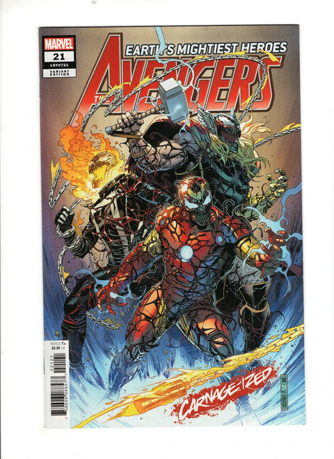 The Avengers, Vol. 8 #21 (Cvr B) (2019) Jim Cheung Carnage-Ized Variant  B Jim Cheung Carnage-Ized Variant  Buy & Sell Comics Online Comic Shop Toronto Canada