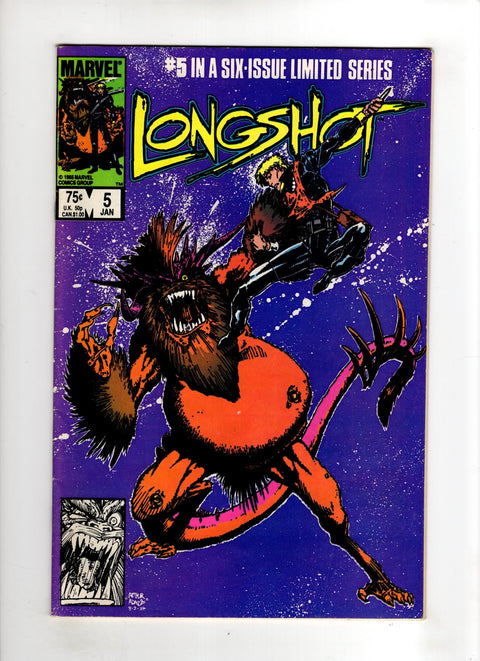 Longshot, Vol. 1 #5 (1985)     Buy & Sell Comics Online Comic Shop Toronto Canada