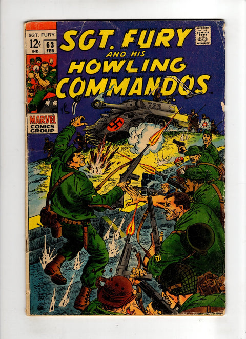 Sgt. Fury and His Howling Commandos #63 (1969)     Buy & Sell Comics Online Comic Shop Toronto Canada
