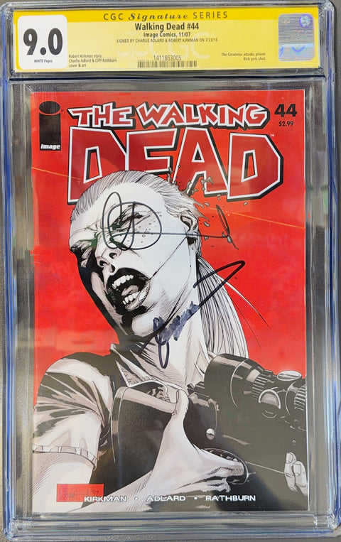The Walking Dead #44 (CGC 9.0) (2007) Signed  Charlie Adlard  Buy & Sell Comics Online Comic Shop Toronto Canada