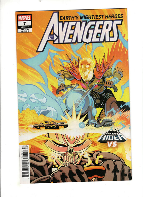 The Avengers, Vol. 8 #7 (Cvr B) (2018) Tradd Moore Cosmic Ghost Rider VS Variant  B Tradd Moore Cosmic Ghost Rider VS Variant  Buy & Sell Comics Online Comic Shop Toronto Canada