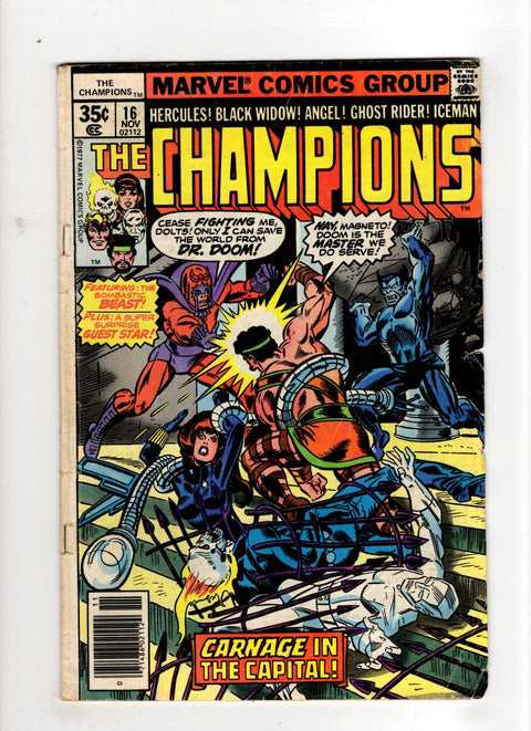Champions, Vol. 1 (Marvel) #16 (1977)      Buy & Sell Comics Online Comic Shop Toronto Canada