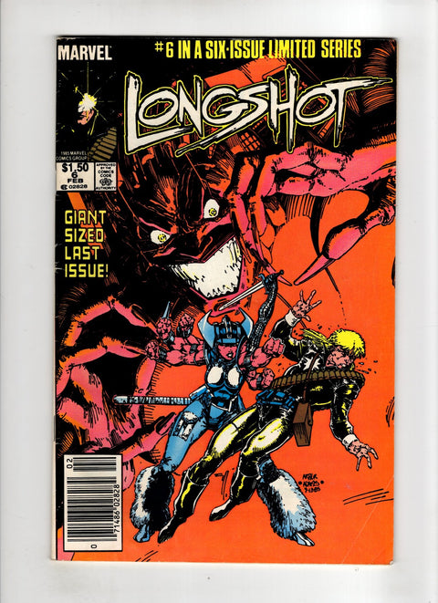 Longshot, Vol. 1 #6 (1986) Canadian Price Variant  Canadian Price Variant  Buy & Sell Comics Online Comic Shop Toronto Canada