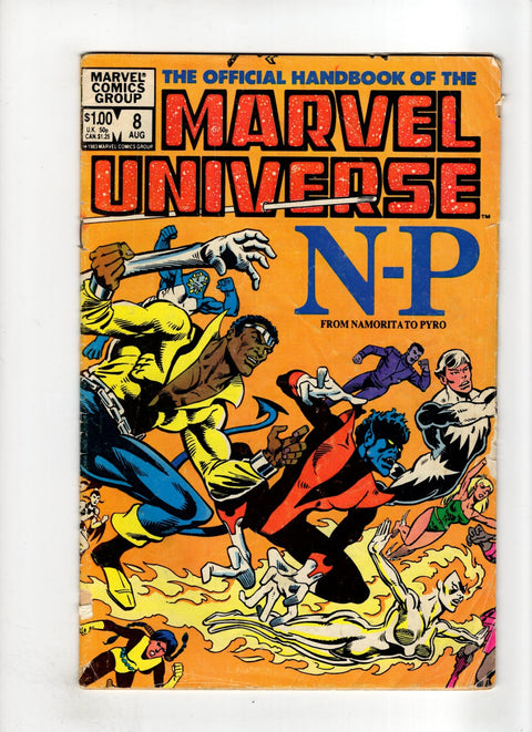 Official Handbook of the Marvel Universe, Vol. 1 #8 (Cvr A) (1983)  A   Buy & Sell Comics Online Comic Shop Toronto Canada