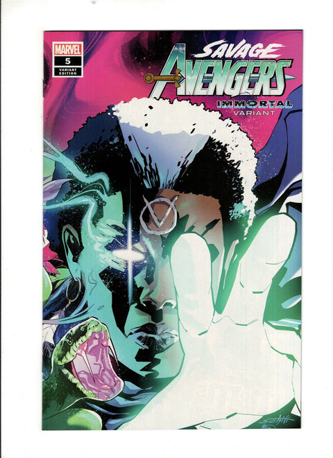 Savage Avengers, Vol. 1 #5 (Cvr B) (2019) Valerio Schiti Immortal Wraparound Variant  B Valerio Schiti Immortal Wraparound Variant  Buy & Sell Comics Online Comic Shop Toronto Canada