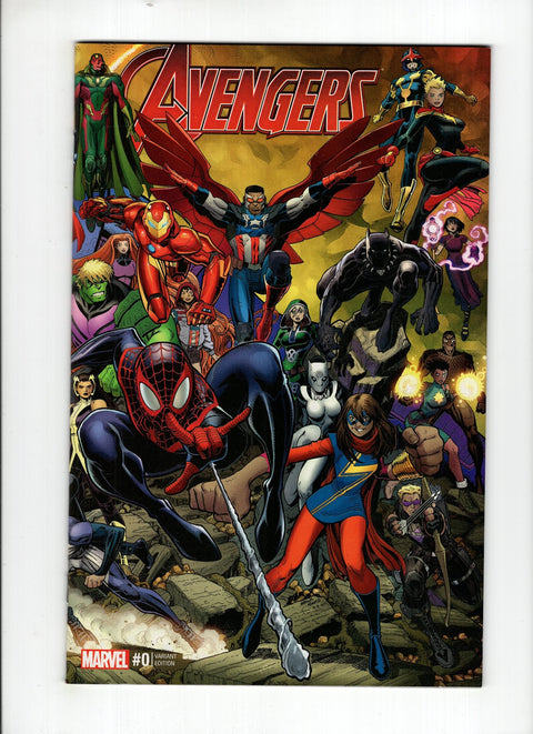 Avengers, Vol. 6 #0 (Cvr C) (2015) Arthur Adams Wraparound Variant  C Arthur Adams Wraparound Variant  Buy & Sell Comics Online Comic Shop Toronto Canada