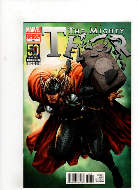 The Mighty Thor, Vol. 1 #18 (Cvr C) (2012) Steve McNiven Thor 50th Anniversary Variant  C Steve McNiven Thor 50th Anniversary Variant  Buy & Sell Comics Online Comic Shop Toronto Canada