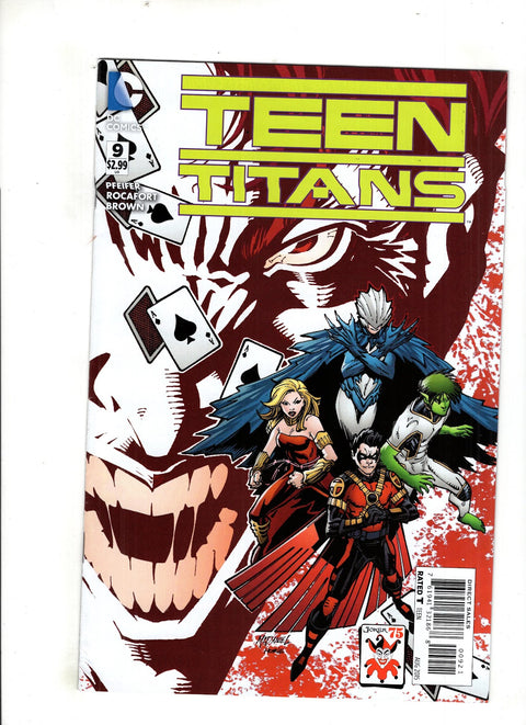 Teen Titans, Vol. 5 #9 (Cvr B) (2015) Scott McDaniel Joker 75th Anniversary Variant  B Scott McDaniel Joker 75th Anniversary Variant  Buy & Sell Comics Online Comic Shop Toronto Canada