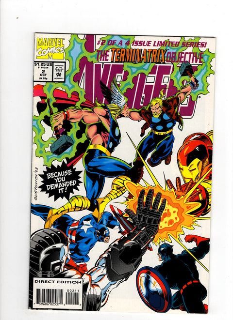 The Avengers: The Terminatrix Objective #2 (1993)      Buy & Sell Comics Online Comic Shop Toronto Canada