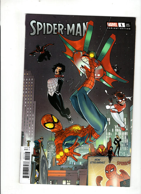 Spider-Man, Vol. 4 #1 (Cvr J) (2022) Bengal Connecting Variant  J Bengal Connecting Variant  Buy & Sell Comics Online Comic Shop Toronto Canada