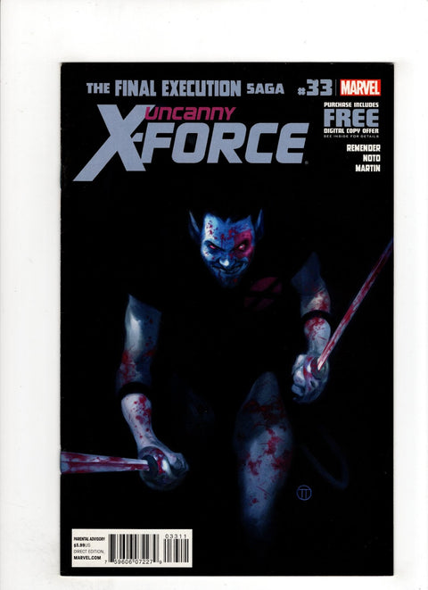 Uncanny X-Force, Vol. 1 #33 (2012) Julian Totino Tedesco   Julian Totino Tedesco  Buy & Sell Comics Online Comic Shop Toronto Canada