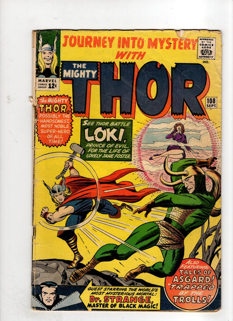 Journey Into Mystery, Vol. 1 #108 (1964) 1st app. King Sindri     Buy & Sell Comics Online Comic Shop Toronto Canada