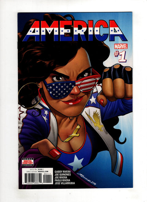 America #1 (Cvr A) (2017) Joe Quinones A Joe Quinones  Buy & Sell Comics Online Comic Shop Toronto Canada