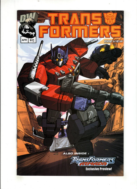 Transformers Generation 1, Vol. 1 # (Cvr NN) (2002) Preview Incentive  NN Preview Incentive  Buy & Sell Comics Online Comic Shop Toronto Canada