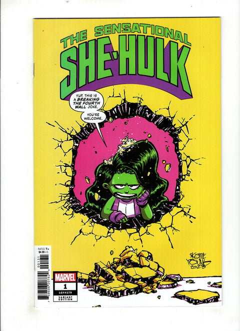 The Sensational She-Hulk, Vol. 2 #1 (Cvr C) (2023) Skottie Young Variant