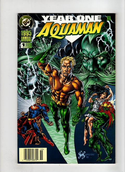 Aquaman, Vol. 5 Annual #1 (Cvr B) (1995) Newsstand Edition B Newsstand Edition  Buy & Sell Comics Online Comic Shop Toronto Canada