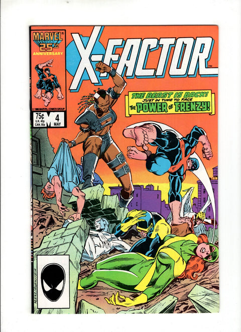 X-Factor, Vol. 1 #4 (1986) 1st Frenzy   1st Frenzy  Buy & Sell Comics Online Comic Shop Toronto Canada