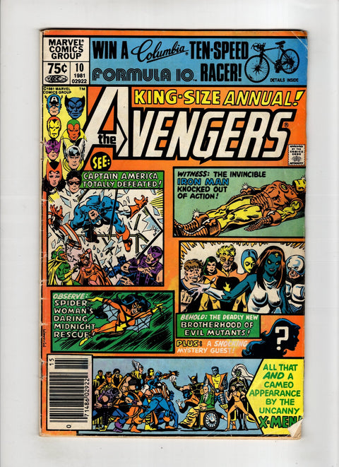 The Avengers, Vol. 1 Annual #10 (1981) Newsstand Edition  Newsstand Edition  Buy & Sell Comics Online Comic Shop Toronto Canada