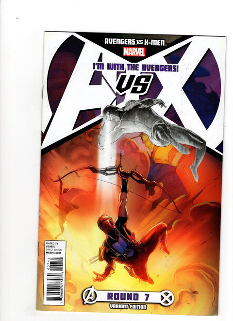 Avengers vs. X-Men #7 (Cvr D) (2012) Esad Ribic I'm With the Avengers Variant  D Esad Ribic I'm With the Avengers Variant  Buy & Sell Comics Online Comic Shop Toronto Canada