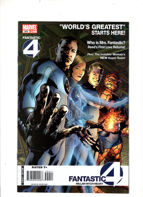 Fantastic Four, Vol. 3 #554 (Cvr A) (2008) Bryan Hitch  A Bryan Hitch  Buy & Sell Comics Online Comic Shop Toronto Canada