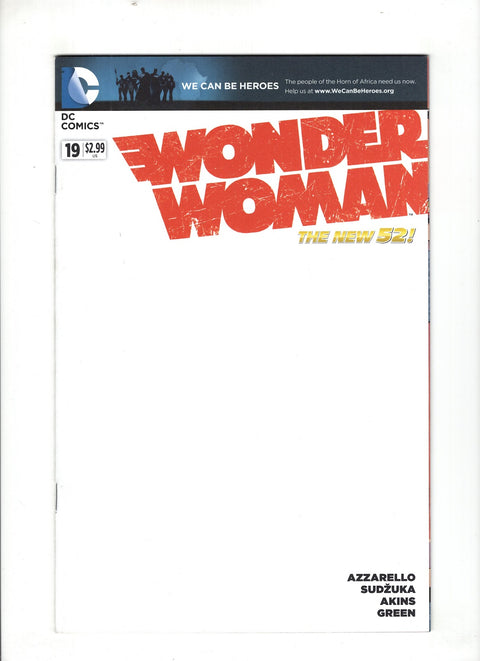 Wonder Woman, Vol. 4 #19 (Cvr C) (2013) We Can Be Heroes Blank  C We Can Be Heroes Blank  Buy & Sell Comics Online Comic Shop Toronto Canada