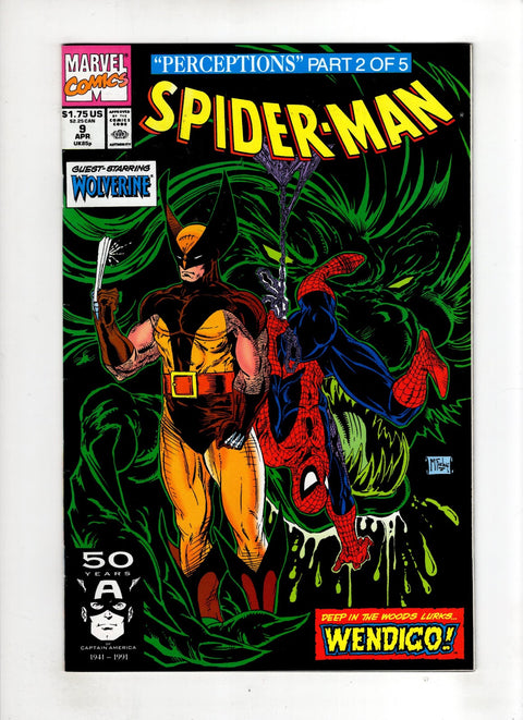 Spider-Man, Vol. 1 #9 (1991)     Buy & Sell Comics Online Comic Shop Toronto Canada