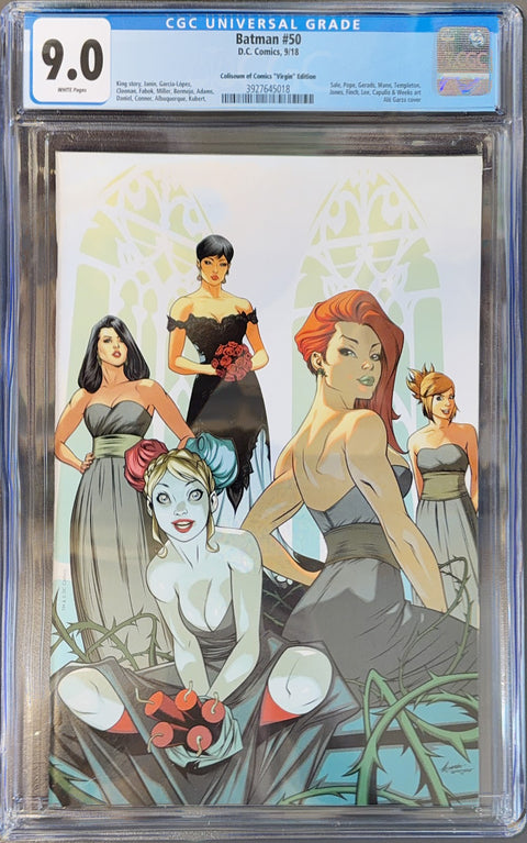 Batman, Vol. 3 #50 (CGC 9.0) (2018)  AW Alé Garza Exclusive Virgin Variant  Buy & Sell Comics Online Comic Shop Toronto Canada