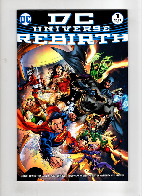 DC Universe: Rebirth #1 (Cvr B) (2016) Ivan Reis Midnight Release Variant  B Ivan Reis Midnight Release Variant  Buy & Sell Comics Online Comic Shop Toronto Canada