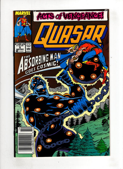 Quasar #5 (Cvr B) (1989) Newsstand Edition B Newsstand Edition  Buy & Sell Comics Online Comic Shop Toronto Canada