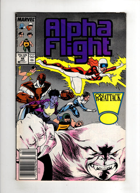 Alpha Flight, Vol. 1 #48 (1987) Newsstand Edition  Newsstand Edition  Buy & Sell Comics Online Comic Shop Toronto Canada