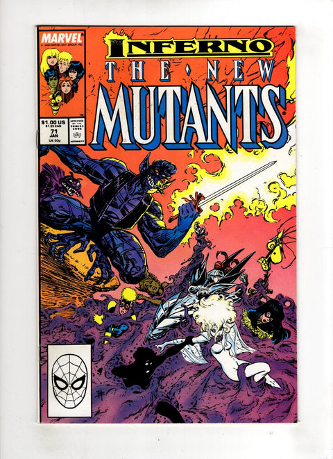 New Mutants, Vol. 1 #71 (1988)     Buy & Sell Comics Online Comic Shop Toronto Canada