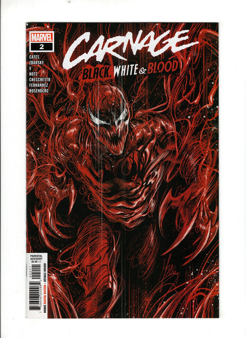 Carnage: Black, White & Blood #2 (Cvr A) (2021) Marco Checchetto  A Marco Checchetto  Buy & Sell Comics Online Comic Shop Toronto Canada