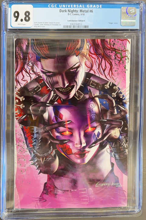 Dark Nights: Metal #6 (CGC 9.8) (2018)  J Greg Horn Exclusive Virgin Variant  Buy & Sell Comics Online Comic Shop Toronto Canada