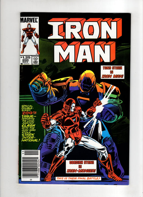 Iron Man, Vol. 1 #200 (1985) Newsstand Edition  Newsstand Edition  Buy & Sell Comics Online Comic Shop Toronto Canada