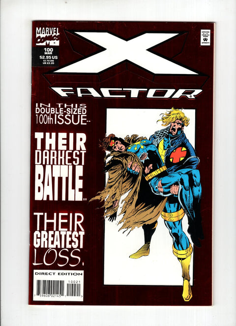 X-Factor, Vol. 1 #100 (1994) Embossed Red Foil   Embossed Red Foil  Buy & Sell Comics Online Comic Shop Toronto Canada