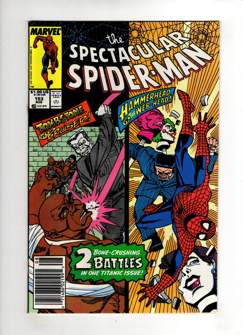 The Spectacular Spider-Man, Vol. 1 #153 (1989) Newsstand Edition  Newsstand Edition  Buy & Sell Comics Online Comic Shop Toronto Canada