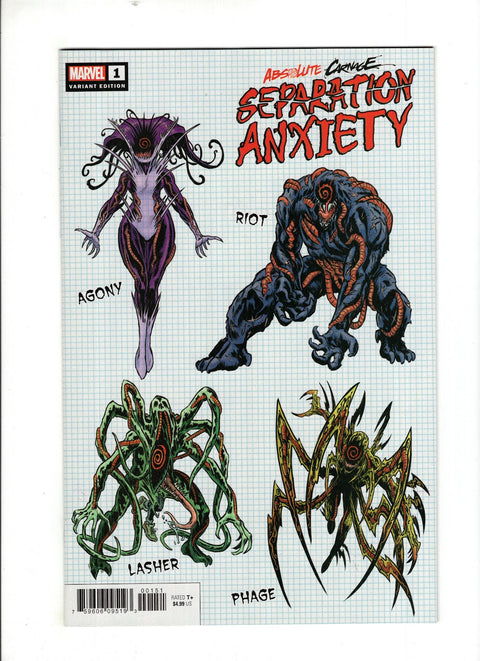 Absolute Carnage: Separation Anxiety #1 (Cvr E) (2019) Incentive Brian Level Design Variant  E Incentive Brian Level Design Variant  Buy & Sell Comics Online Comic Shop Toronto Canada