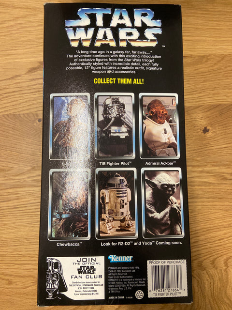 Star Wars: Collector Series - TIE Fighter Pilot  (1997) Kenner 12 in