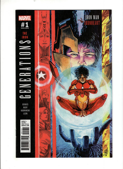 Generations: Iron Man & Ironheart #1 (Cvr C) (2017) Marco Rudy Incentive (1:25)  C Marco Rudy Incentive (1:25)  Buy & Sell Comics Online Comic Shop Toronto Canada