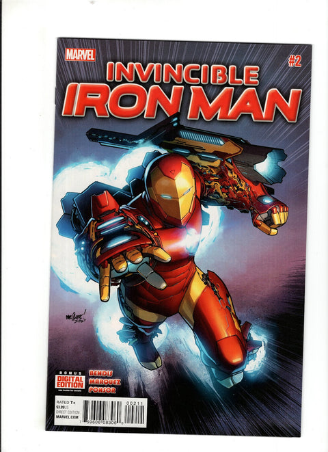 Invincible Iron Man, Vol. 2 #2 (Cvr A) (2015) David Marquez  A David Marquez  Buy & Sell Comics Online Comic Shop Toronto Canada