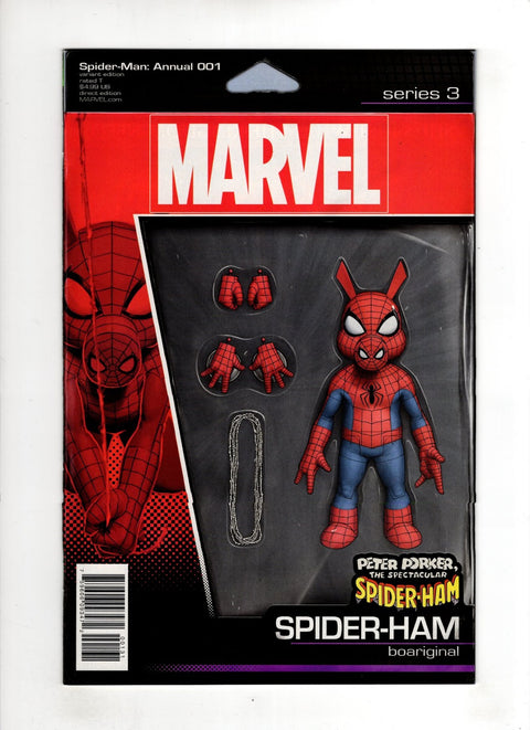 Spider-Man Annual - Featuring Spider-Ham! #1 (Cvr C) (2019) Variant John Tyler Christopher Action Figure Cove C Variant John Tyler Christopher Action Figure Cove  Buy & Sell Comics Online Comic Shop Toronto Canada