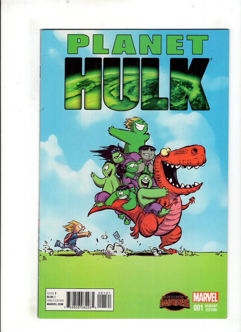 Planet Hulk #1 (Cvr B) (2015) Skottie Young Baby  B Skottie Young Baby  Buy & Sell Comics Online Comic Shop Toronto Canada
