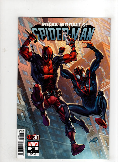Miles Morales: Spider-Man, Vol. 1 #25 (Cvr B) (2021) 1st app. Selim, 1st app. The Bumbler  B Rob Liefeld Deadpool 30th Anniversary Variant  Buy & Sell Comics Online Comic Shop Toronto Canada