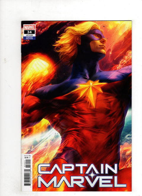 Captain Marvel, Vol. 11 #34 (Cvr B) (2021) Artgerm Teaser Variant  B Artgerm Teaser Variant  Buy & Sell Comics Online Comic Shop Toronto Canada