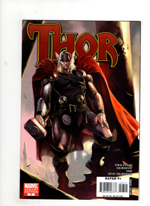 Thor, Vol. 3 #7 (Cvr A) (2008) Marko Djurdjević  A Marko Djurdjević  Buy & Sell Comics Online Comic Shop Toronto Canada