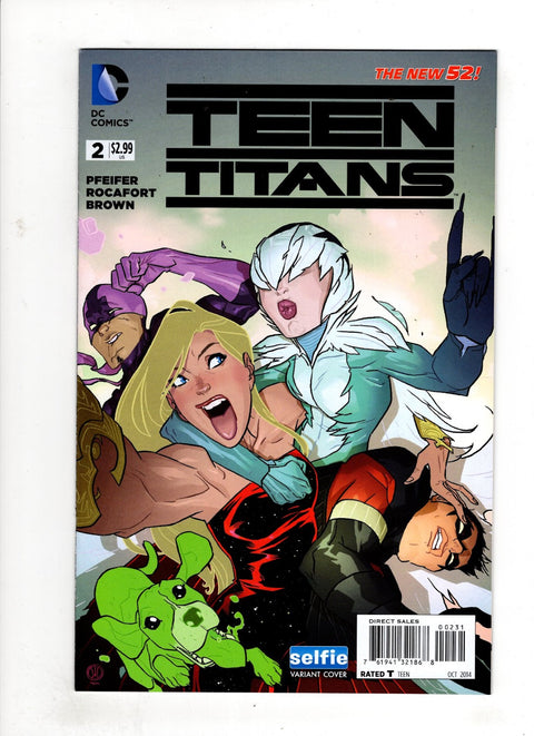 Teen Titans, Vol. 5 #2 (Cvr C) (2014) Ben Caldwell Selfie Variant Cover  C Ben Caldwell Selfie Variant Cover  Buy & Sell Comics Online Comic Shop Toronto Canada
