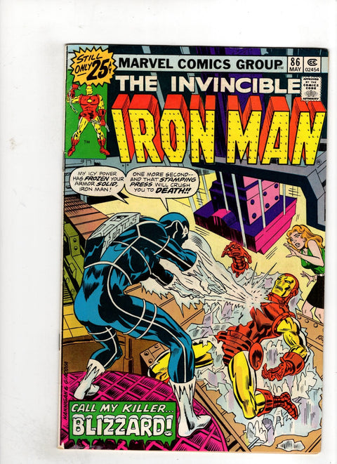 Iron Man, Vol. 1 #86 (1976) 1st app. Blizzard     Buy & Sell Comics Online Comic Shop Toronto Canada