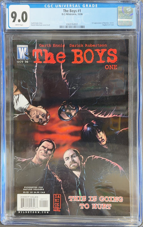 The Boys #1 (CGC 9.0) (2006)  A Darick Robertson  Buy & Sell Comics Online Comic Shop Toronto Canada