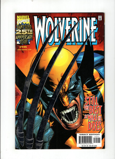 Wolverine, Vol. 2 #145 (Cvr A) (1999) Silver Foil Enhanced  A Silver Foil Enhanced  Buy & Sell Comics Online Comic Shop Toronto Canada