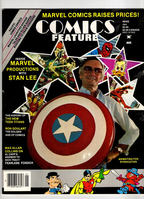 Comics Feature #33 (1985) Stan Lee Cover   Stan Lee Cover  Buy & Sell Comics Online Comic Shop Toronto Canada